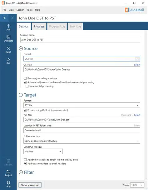 Features of Instant Data Care OST to PST Software