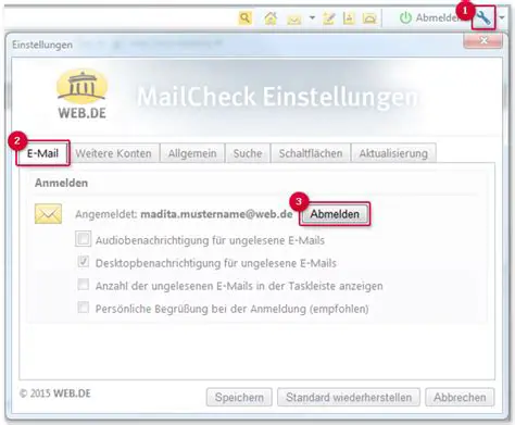 Features of MailCheck for Internet Explorer