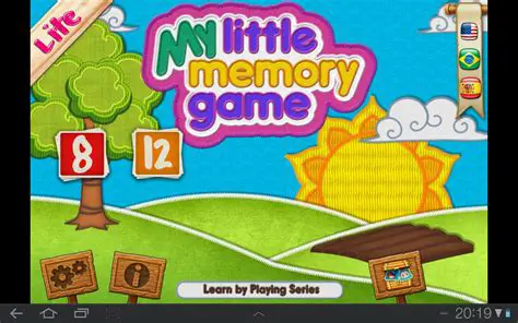 Features of My Little Memory Game