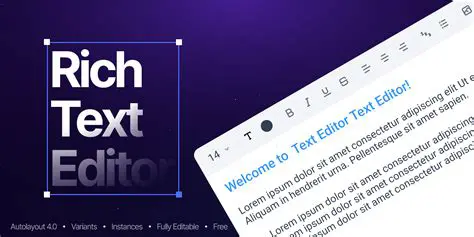 Features of Rich Text Editor Software