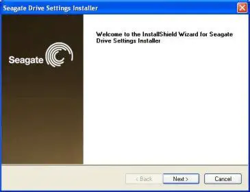 Features of Seagate Drive Settings
