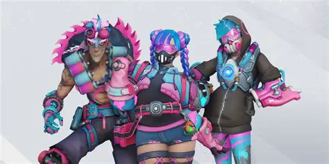 Features of the Neon Skin Pack