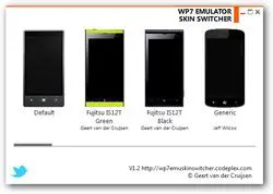 Features of the Windows Phone 7 Emulator Skin Switcher