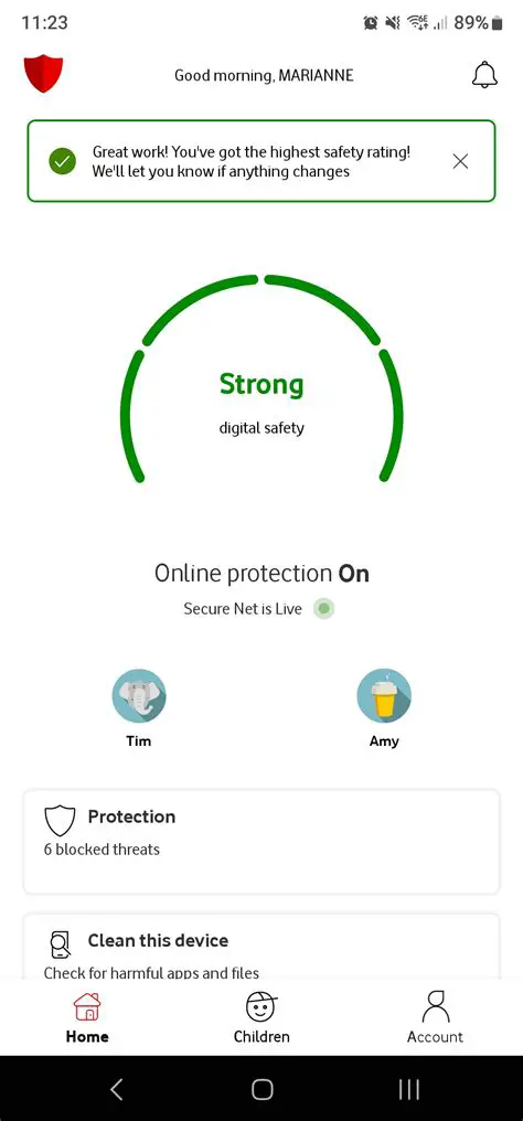 Features of Vodafone PC Protection