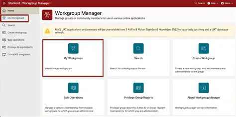 Features of Workgroup Security Manager