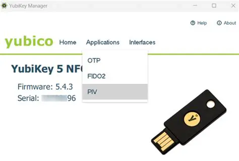 Features of YubiKey PIV Manager