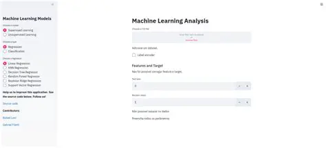 Ferramentas de machine learning