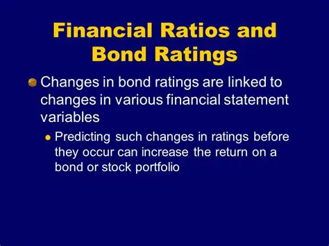 Financial Ratios and Bond Rating
