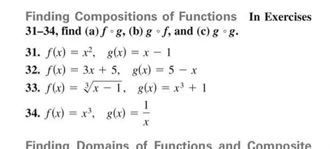 Finding Compositions of Functions