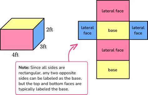 Finding the Area of Each Face