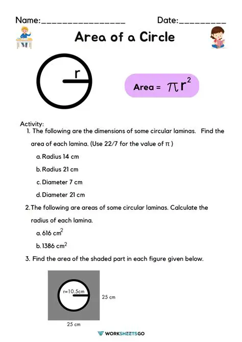 Finding the Area of the Circle