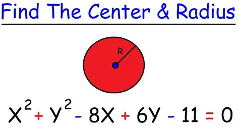 Finding the Center and Radius of the Circle