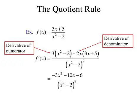 Finding the Derivatives of the Numerator and Denominator Functions