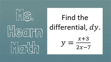 Finding the Differential of a Function