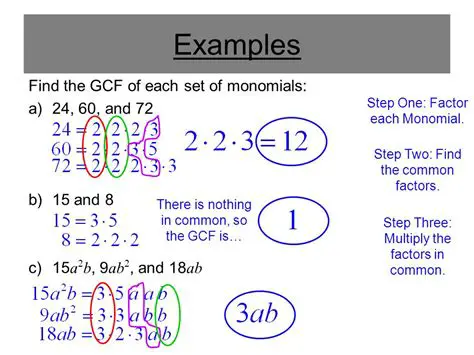 Finding the GCF of Two Monomials