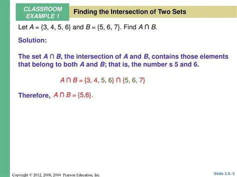 Finding the Intersection of the Two Solution Sets