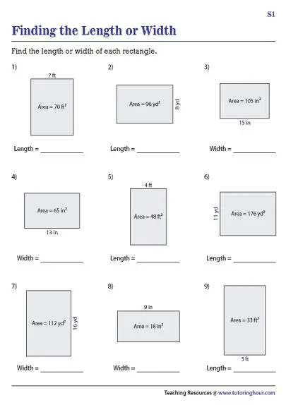 Finding the Length and Width