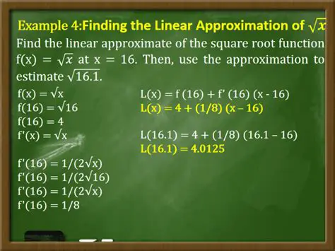 Finding the Linear Approximation