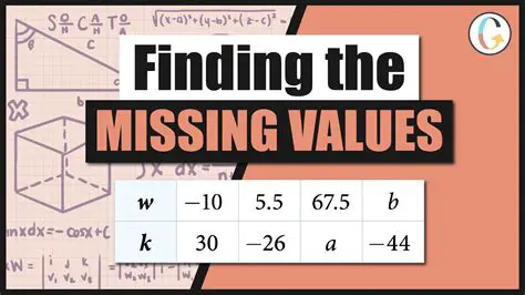 Finding the Missing Values