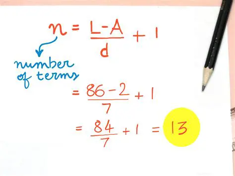 Finding the Number of Terms