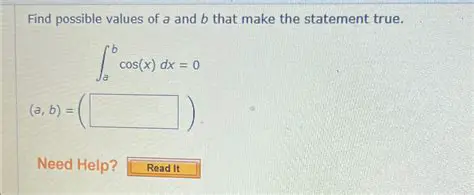Finding the Possible Values of a and b