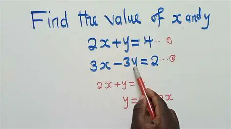 Finding the Value of y in Terms of x