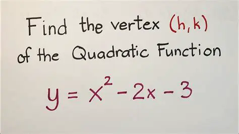 Finding the Vertex of the Given Function