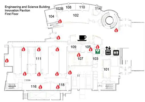 Fire extinguisher locations