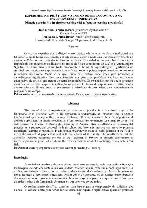 Foco na aprendizagem significativa