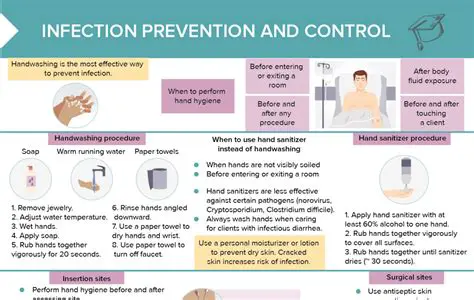 Follow proper infection control procedures
