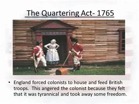 Forced to House British Troops in Empty Buildings