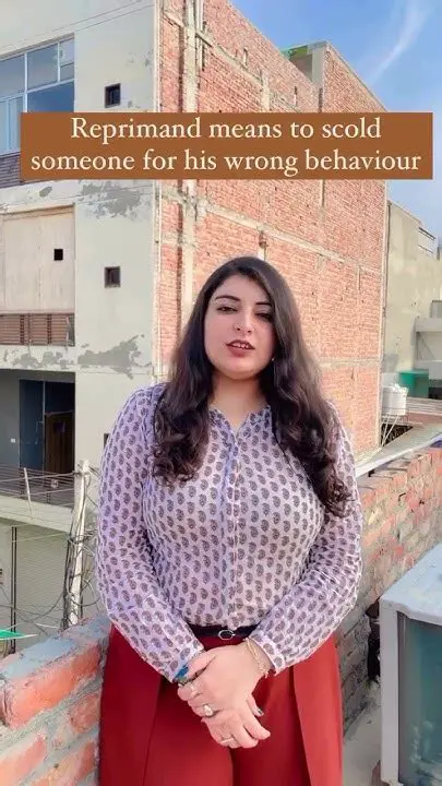 Formal expression of disapproval