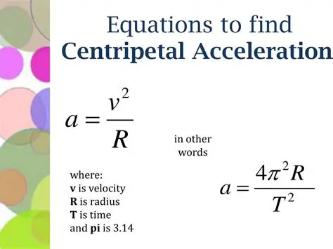 Formula for Centripetal Acceleration