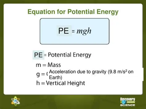 Formula for Potential Energy