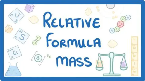 Formula for Relative Formula Mass