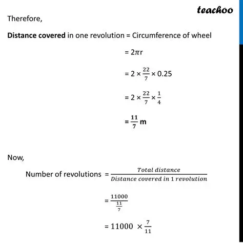 Formula to Calculate the Number of Revolutions