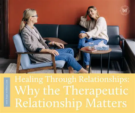 Fosters a therapeutic relationship