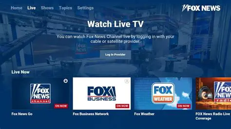 Fox News Channel App on Smart TV: Stay Informed on Your Big Screen