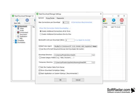 Free Download Manager Settings