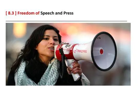 Freedom of Speech and Press