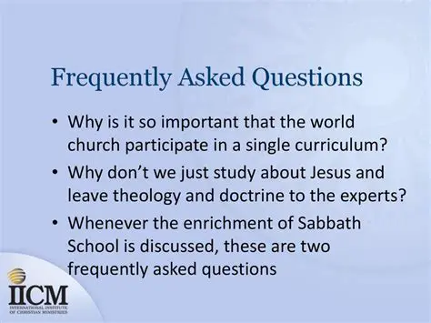 Frequently Asked Questions about Discipleship