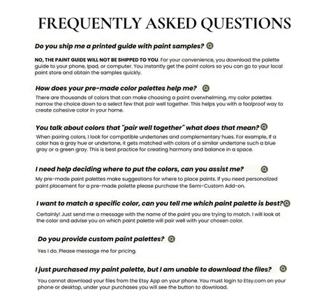 Frequently Asked Questions About Paint