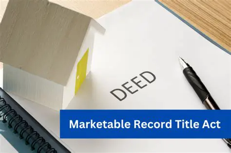Frequently Asked Questions about the Marketable Record Title Act