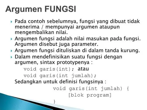 Fungsi Pengembangan Argumen