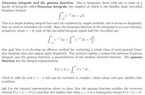 Gaussian Weighted Integrals