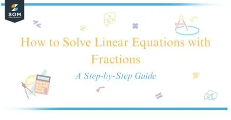 General Steps for Solving Linear Equations