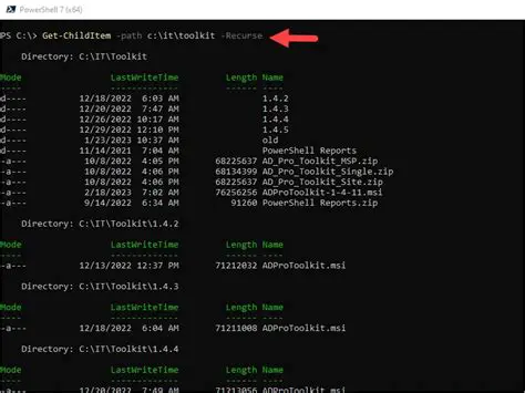 Get a list of files on the server