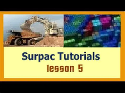 Getting Started with Surpac Tutorials