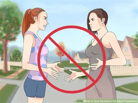 Giving Someone the Silent Treatment