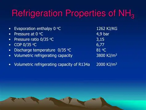 Good refrigeration properties